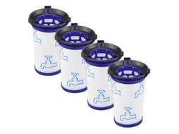 Acessório Aspiradores Para Rowenta Zr009001 Force 360 ​​rh9037/rh9051/rh9057/rh9086 Filtro Hepa (4pcs) Cuich
