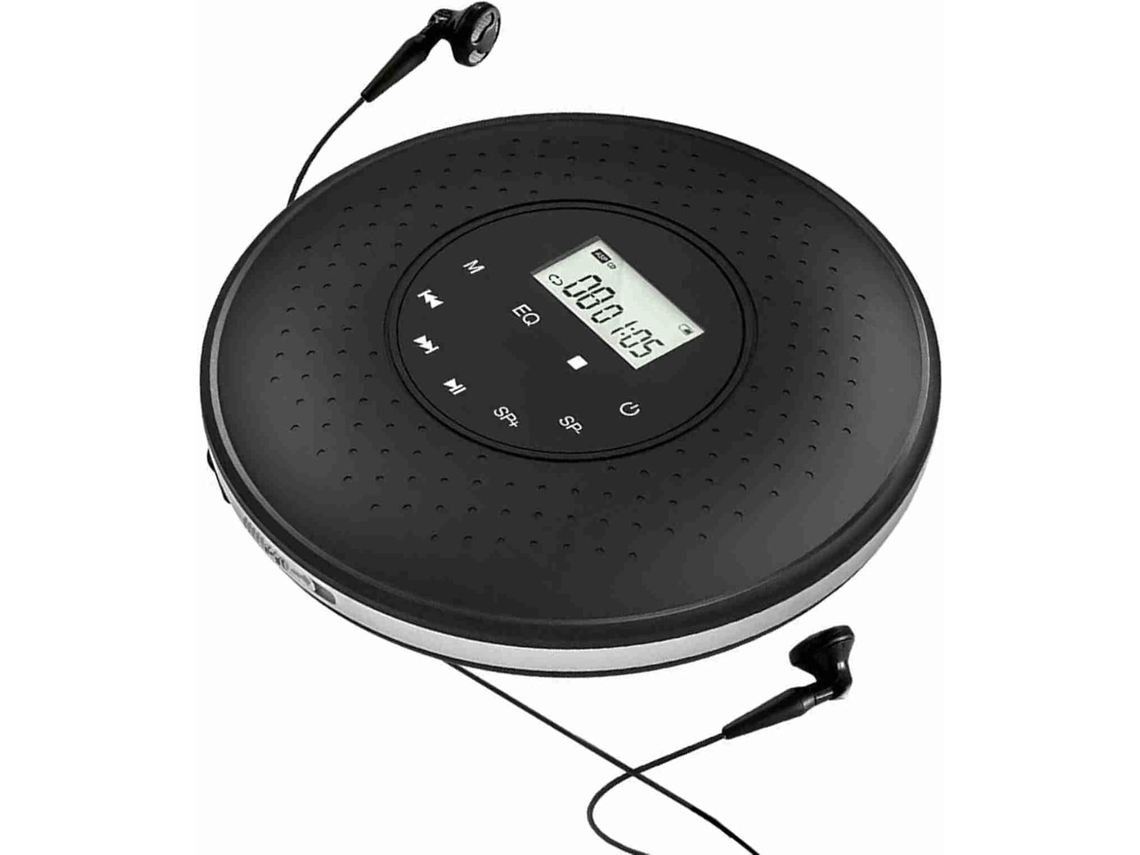 Aramox Cd Player, Reprodutor De Áudio Portátil E Leve Com Reprodução De Cartão Tf, Efeitos Sonoros Ajustáveis