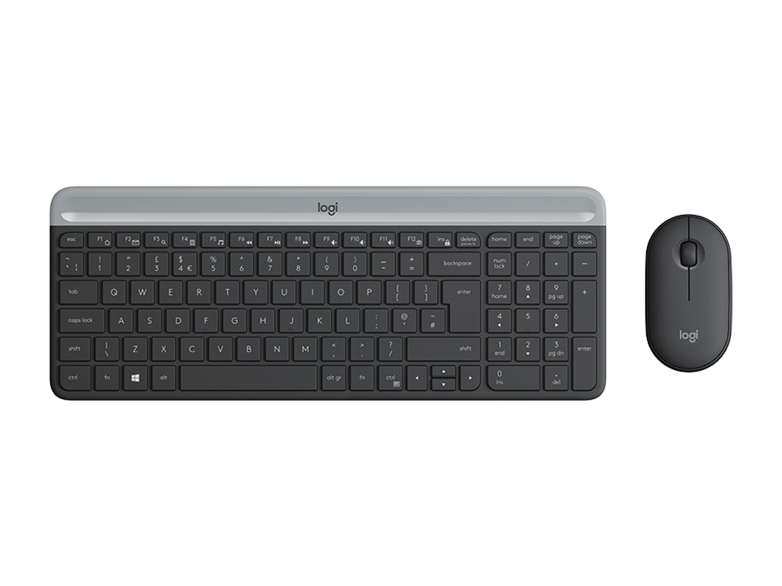 Teclado Logitech Grafite