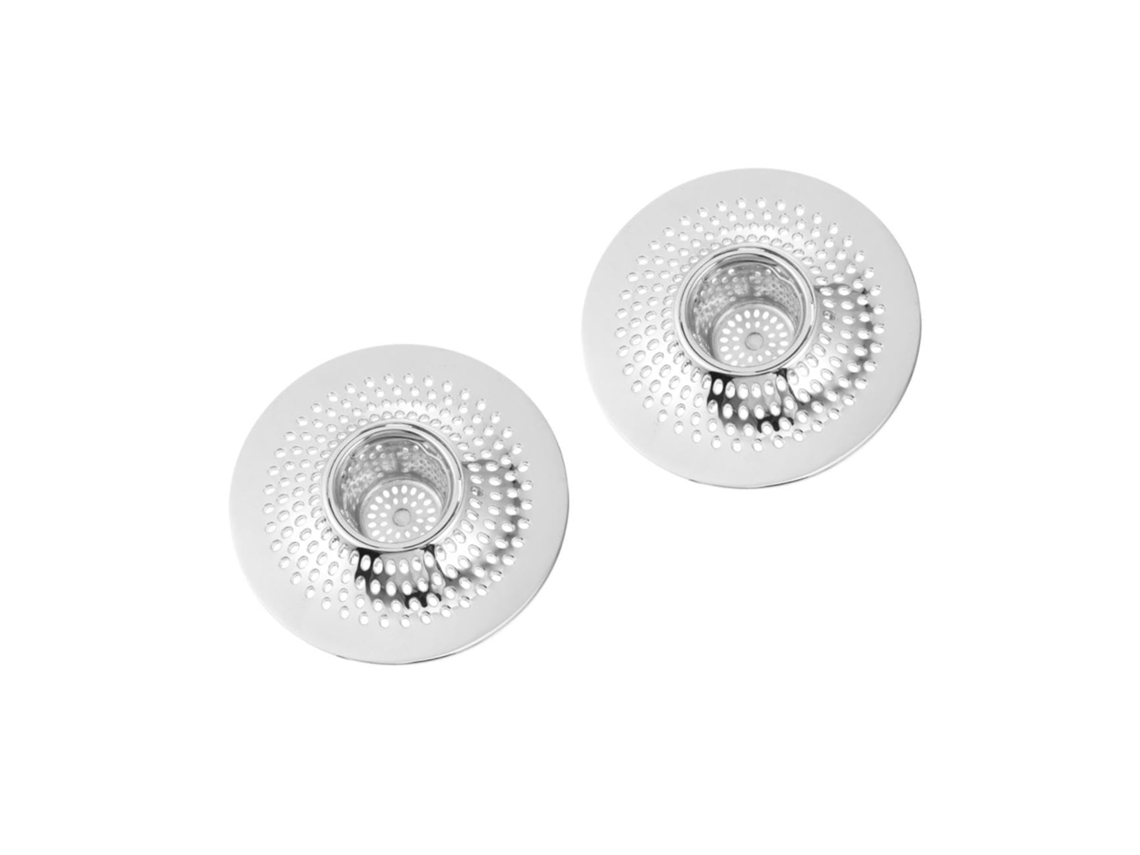 Filtro De Resíduos De Cozinha De 2 Peças, Próprio Para Contato Com Alimentos, Com Sistema Anti-entupimento.