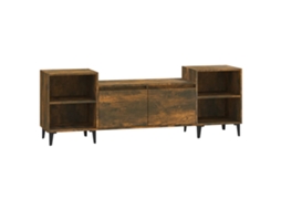 Tv Cabinet, Tv Cabinets Vidaxl Marrom Madeira Processada (n/a)