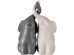 2026 figurinha de Elefante em Cerâmica Par Magnético Miniatura para Mesa Decoração Casal Presente