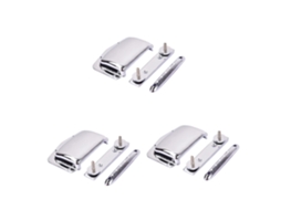 Kit De Ponte E Tailpiece Para Guitarra Elétrica De 3 Peças, Conjunto De Ponte Roller Com Capa, Insta