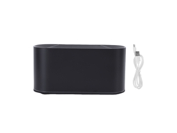 Laxiscreed Difusor De Aromaterapia Com Luz De Chamas E Umidificador Usb Preto Para Escritório