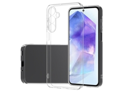 Capa Para Samsung Galaxy A36 (5g) / A56 (5g) Transparente Gtr Silicone Tpu Gel Case Protetor De Tela De Vidro Temperado Movilearvayotoy