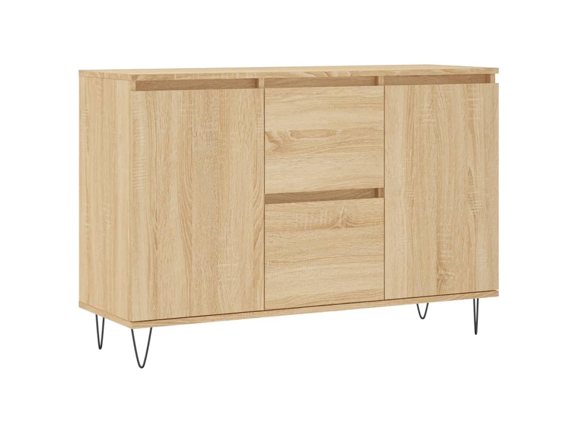 Sideboard, Sideboards Vidaxl Marrom Madeira Processada (n/a)