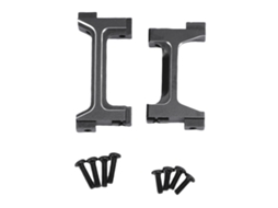 Conjunto De Suportes De Para-choque Em Liga De Alumínio Cnc Rc Para Carro 1/18 Dianteiro E Traseiro Preto