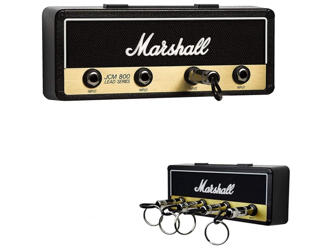 Suporte De Chaves Para Parede Com 4 Llaveros De Plug De Guitarra, Para Amantes De Música, Chaveiro Jcm800