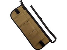 Bolsa de cintura para ferramentas em lona, ​​Avental para organização eficiente do jardim, com cinto de suporte.