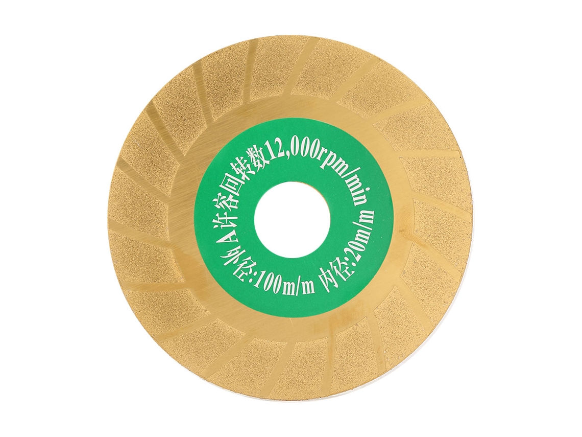 Disco de serra diamantado de 4 polegadas, disco de corte turbo para concreto, disco de desbaste diamantado