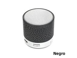 Mini Alto falante Bluetooth Sem Fio com Led Portátil MDUG (preto)