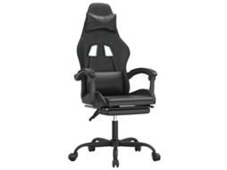 Gaming Chair, Gaming Chairs Vidaxl Preto Couro Artificial