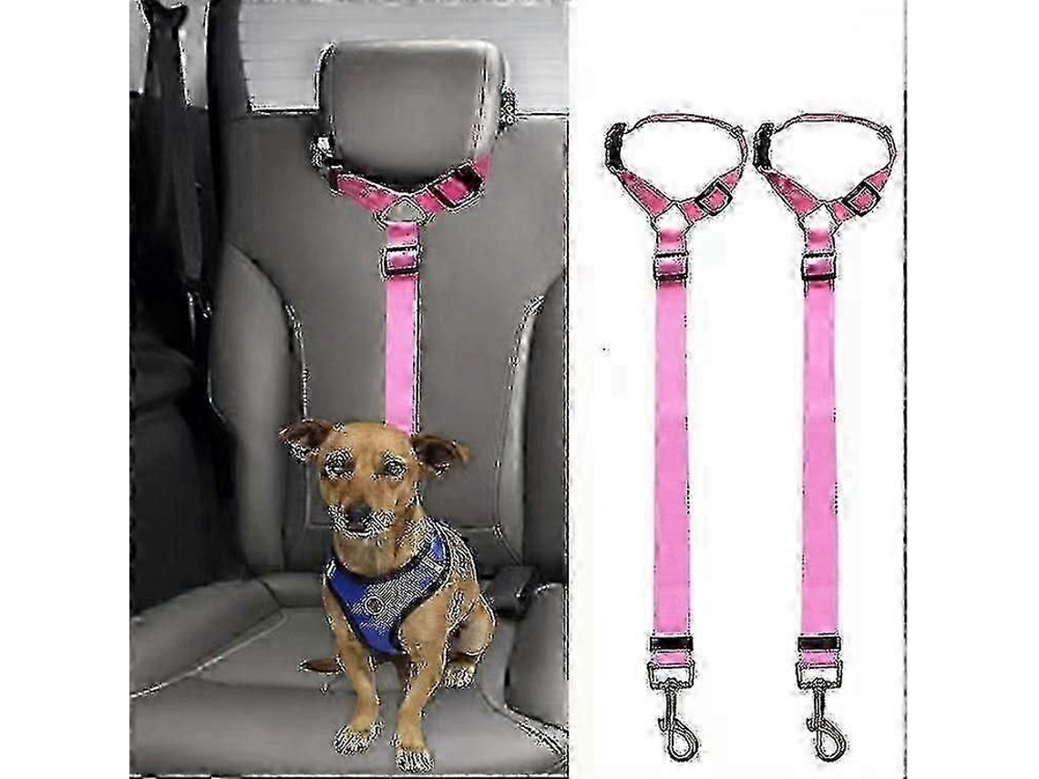 Cinto de Segurança Ajustável para Cães Carro, Modelo 2025, com Amortecedor Elástico. GOKOCO