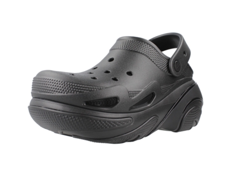 Socas De Mulher Crocs Bubble Crush Aborrachado Preto (41/42)