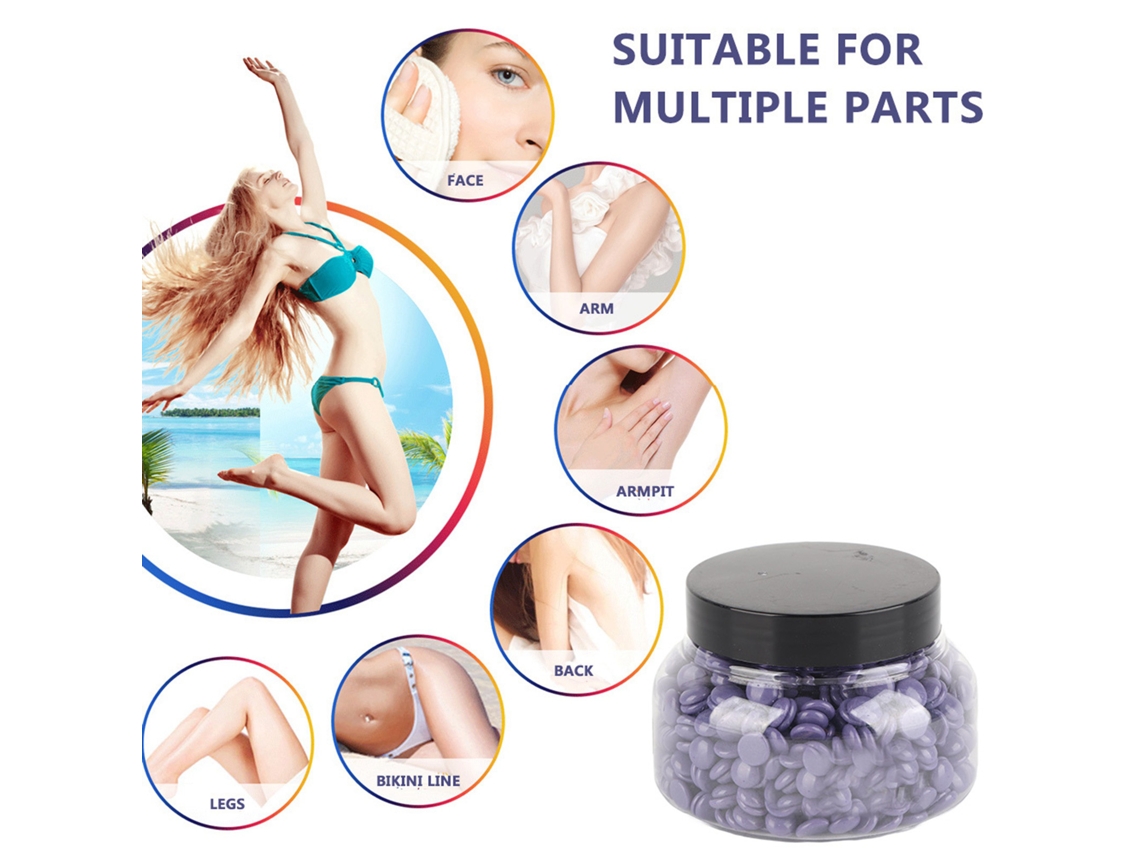 2026 ceras Duros para Depilación Facial Y Corporal 150g Lavanda Cera Depilatoria para Piernas Y Cuerpo