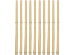 Kichouse Kit de 10 Treliças de Bambu, com 50 Cm de Comprimento, em Bambu Natural, Ideais para Plantas Trepadeiras como CHABERLU
