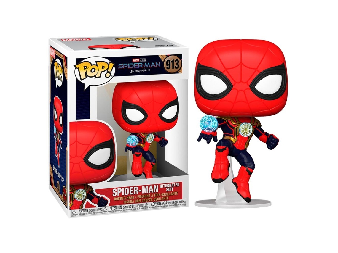 Boneco Pop Do Spiderman Da Marvel Sem Casa Spiderman Fato Integrado