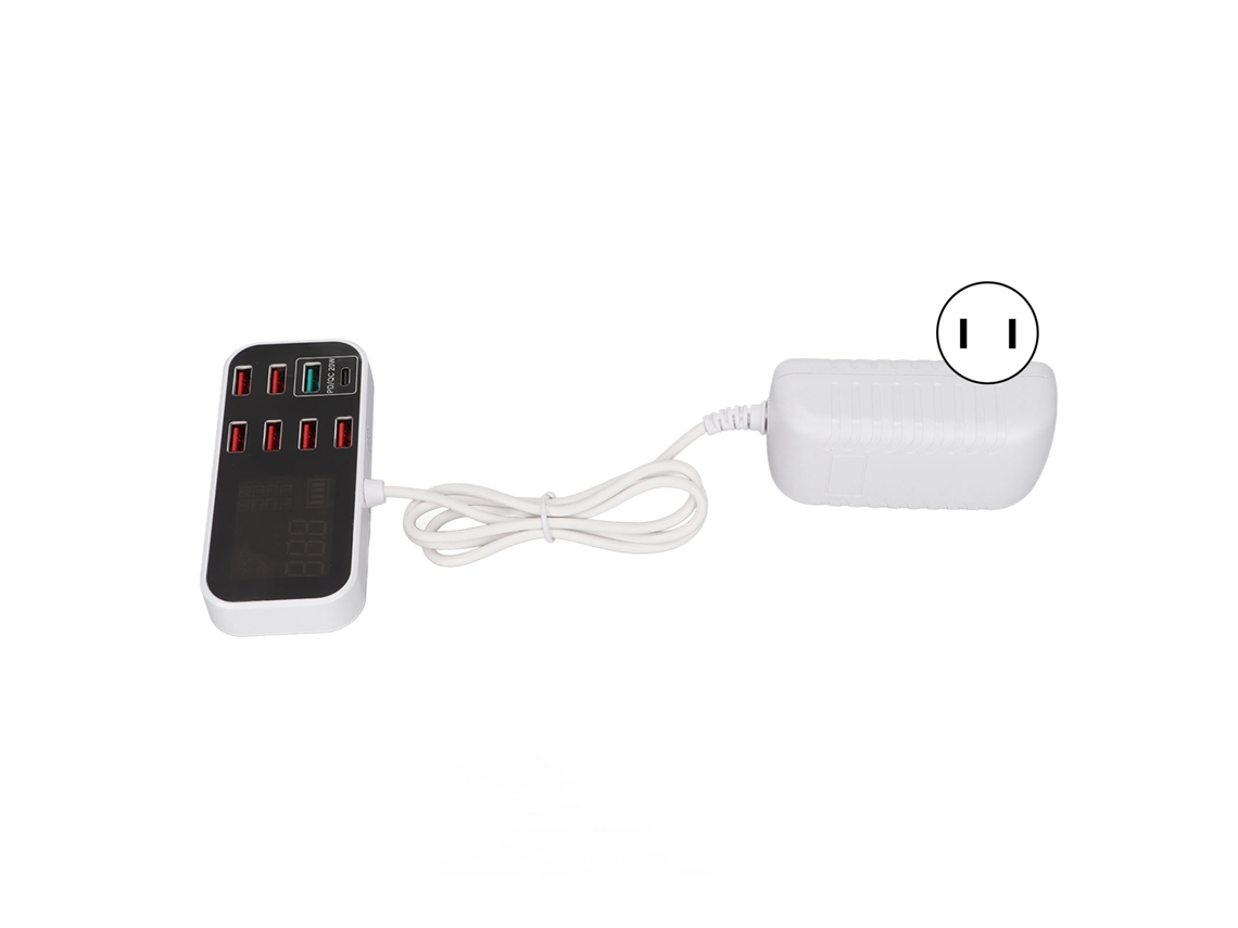 2026 cargador Usb Múltiple 8 Puertos 40w 8a Estación de Carga Rápida para Teléfonos Inteligentes Y Tablets