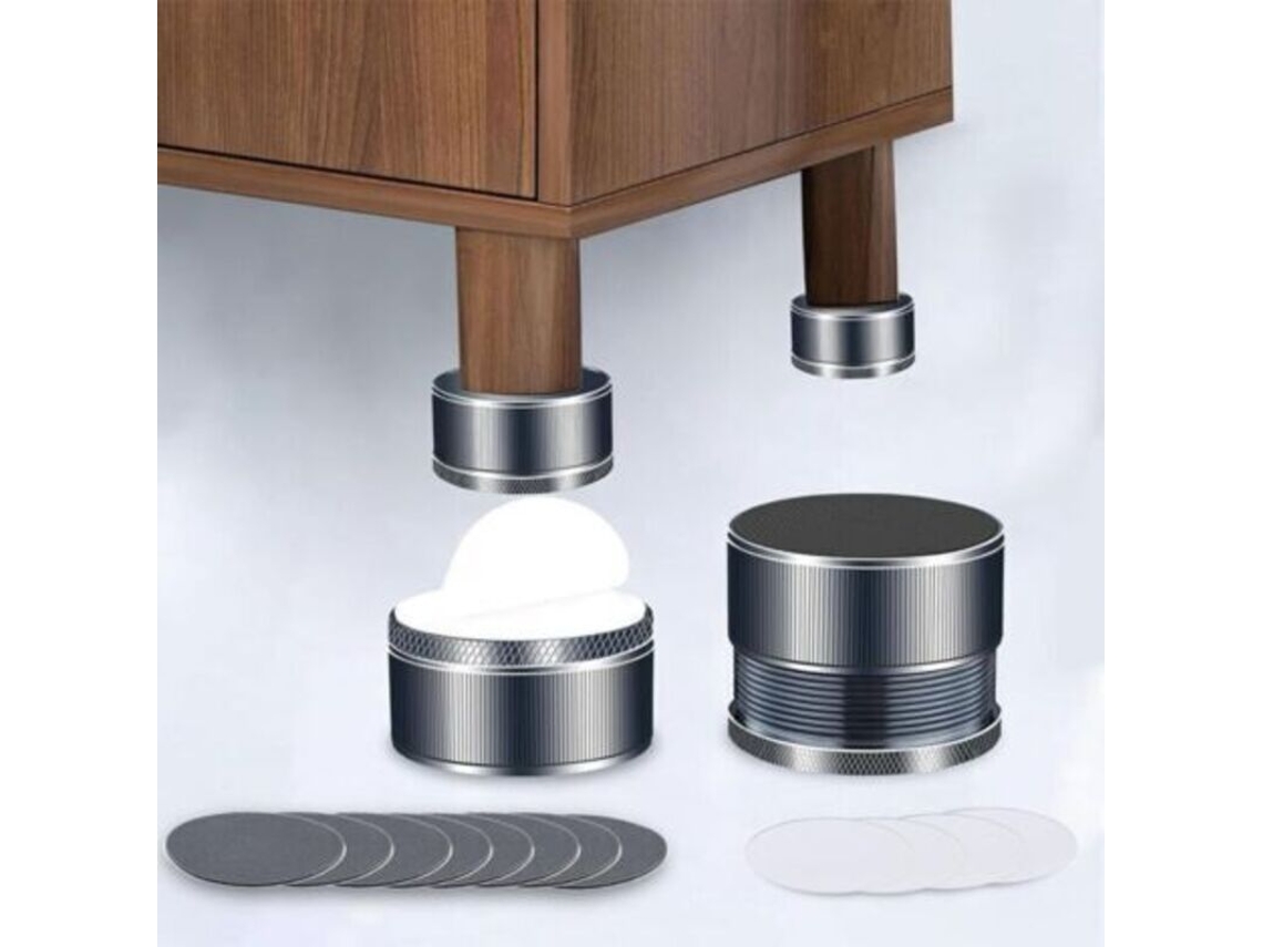 Elevadores De Cama E Móveis, 4 Peças, Em Metal, Ajustáveis, Para Camas, Móveis