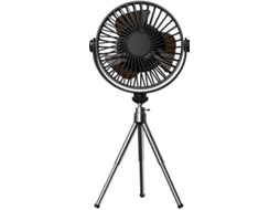 Ventoinha de Chão DQ213-2 (4 W - Preto)