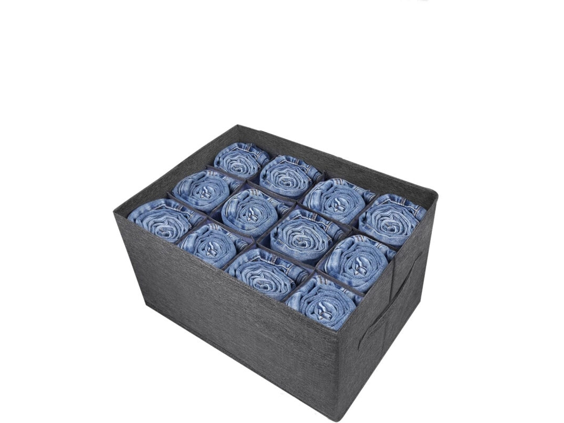 Caixa Organizadora Para Guarda-roupa Com 12 Compartimentos.