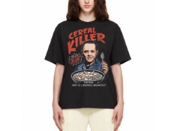 Rockinstone Silence Of The Lambs Movie Silence Cereal Killer Black Adult T-shirt Size:xxxl
