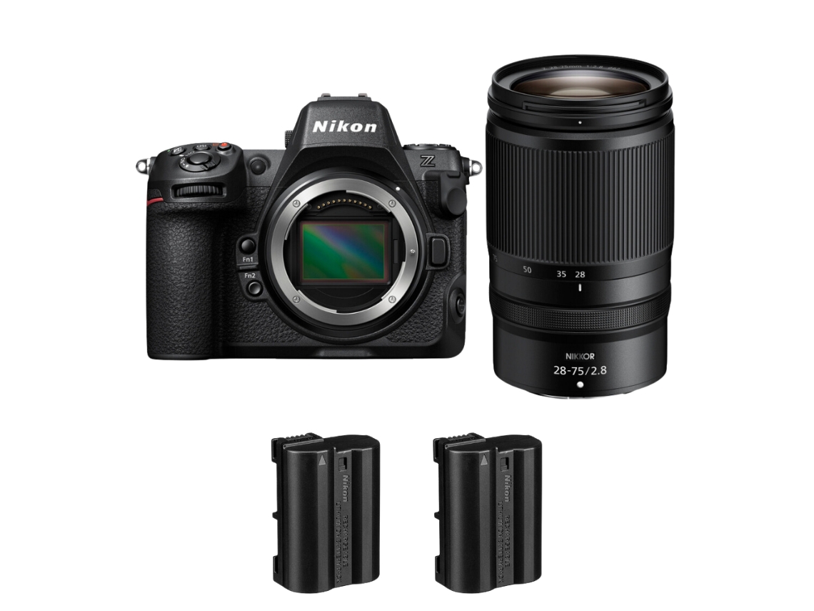Z8 + Z 28 75mm F/2.8 + 2 Nikon En el15c Máquina Fotográfica Híbrida Full frame + Ebook “20 Dicas para Fotos Que Impressionam” NIKON