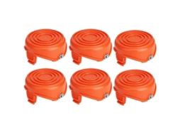 Conjunto De 6 Tampas De Carretel Para Cortador De Grama Black Decker Gh750, Gh710 E Gh700, Df-065-bkp Rc-065-p90517175