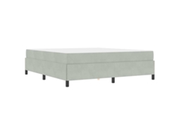 Estrutura da Cama Cinzento claro 180 X 200 Cm Tecido MAISON EXCLUSIVE
