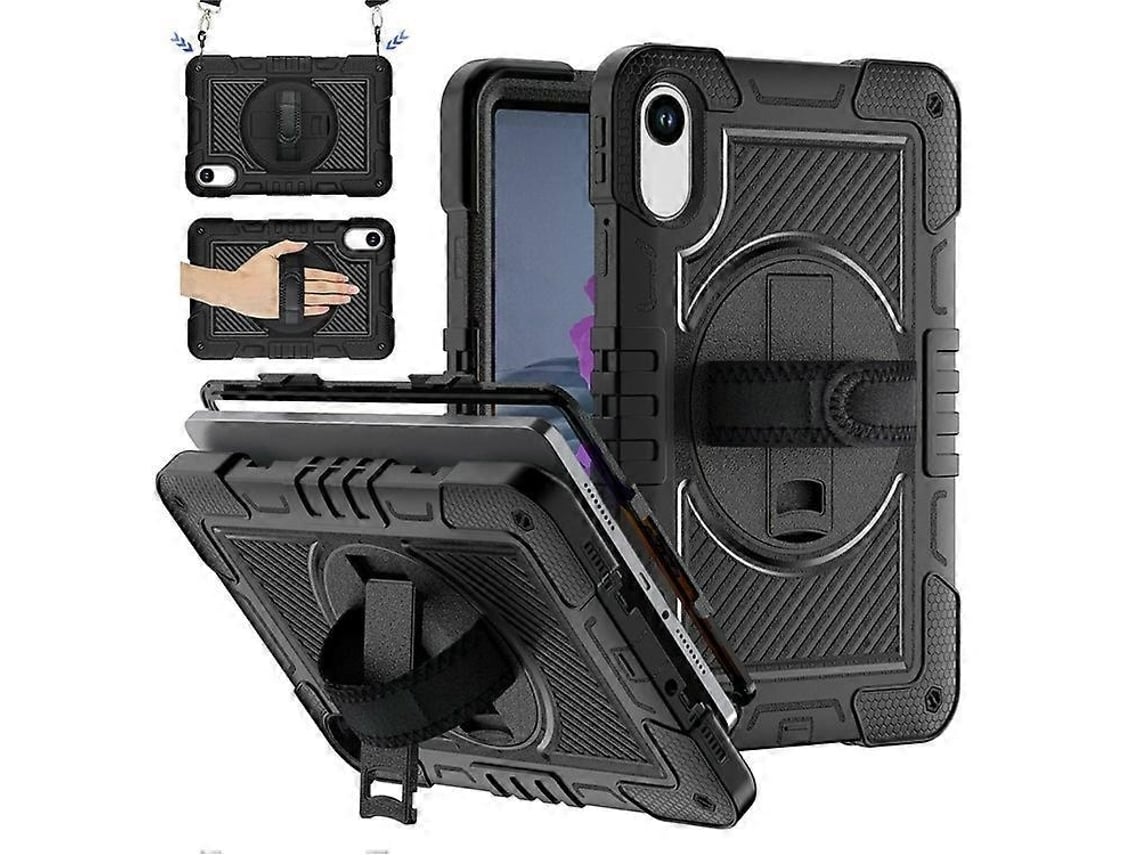 Capa Giratória 360° Em Silicone E Pc Para Xiaomi Redmi Pad 2 Elysve