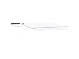 Vidaxl Toldo Retrátil Elétrico Branco 3,5 X 2 M