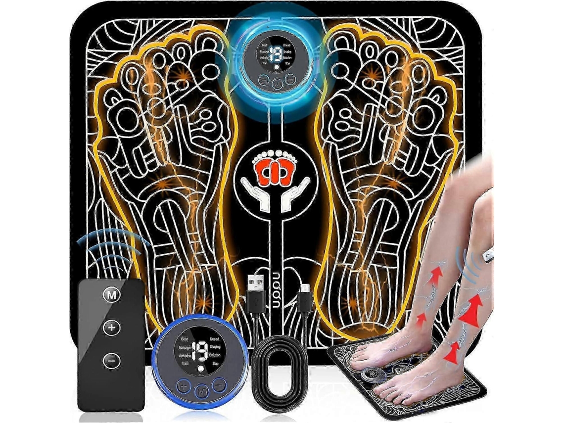 Massageador De Pés Ems Com Estimulador, Almofada Massageadora Para Ruptura Da Dor Plantar, Relaxamento Muscular, T Apete Portát