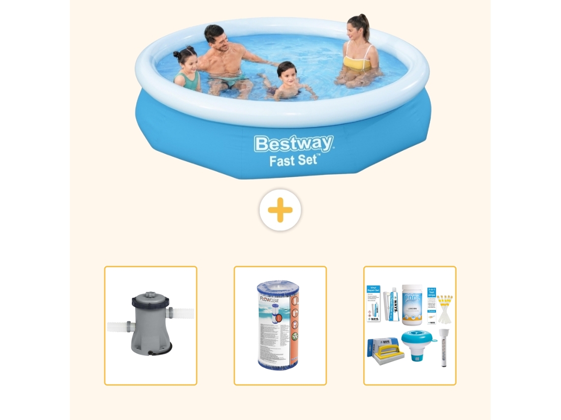 Bestway Piscina Bestway Fast Set Redonda - 305x66 Cm - 4-peças S22638