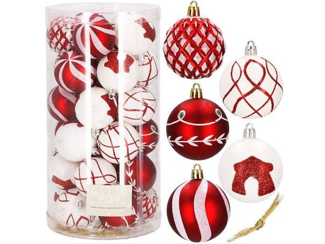 Bolas de Árvore de Natal 30 Peças