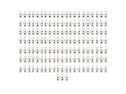 50pcs Terminal Block Strip Retardante Ao Fogo Conector De Fio 30a 3in3out Suprimentos Industriais