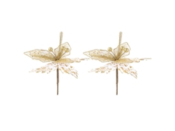 2 Unidades de Flor de Poinsétia ALLINLESS