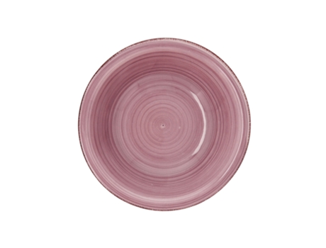 Saladeira Quid Vita Peoni Cerâmica Cor de Rosa (2.