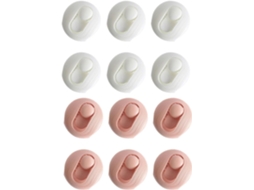 Conjunto De 12 Prendedores Antiderrapantes Para Capa Edredom, Fivelas De Fixação Para Artigos Cama, Cores Sortidas
