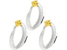 Sonda Termopar Tipo K Com Mini-er, Pacote Com 3 Unidades, Fibra De Vidro E Abs