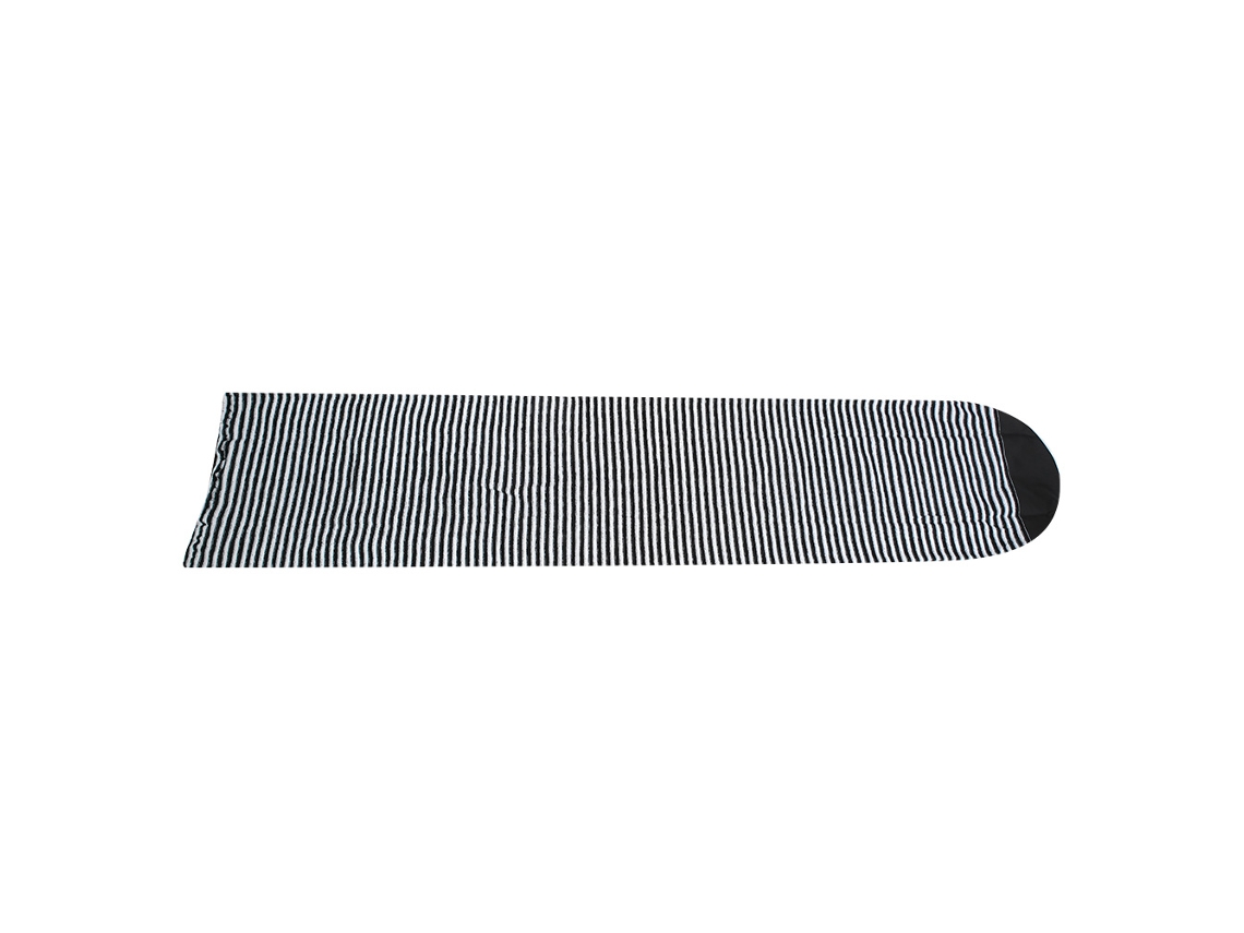 Rebe-funda De Sock Para Tabla De Surf Shortboard De Poliéster Con Rayas Negro Y Blanco Protectora