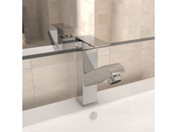 Vidaxl Torneira Extraível P/ Lavatório Casa De Banho 157x172mm Cromado