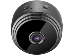 Minicâmera de vigilância sem fio A9, Wi-Fi de 2,4 GHz, visão noturna 4K, interna/externa, monitor infravermelho de visão noturna, preta. Bestvite