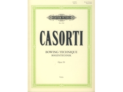 Livro Bowing Technique Op. 50 De Casorti (inglês)