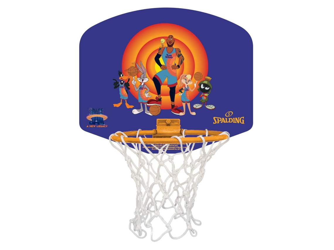 SPALDING Mini Basketball Set Space Jam 79005Z Unissex Tabelas de Basquete Roxogranada One Size Eu