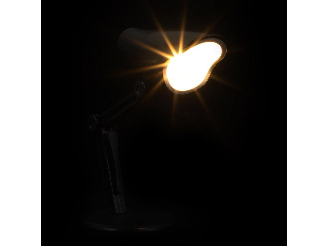 Mini Luminária De Leitura Portátil Led Preta Kisangel, Luz Quente, Proteção Para Os Olhos, Bateria Tipo Botão Incluída