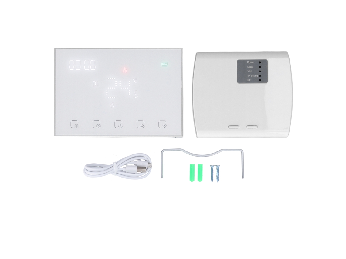 Laxiscreed Controlador De Temperatura Sem Fio Usb, Programável, Com Certificações E Suporte A Comando De Voz Por Wifi