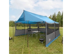 Vidaxl Barraca Familiar Azul 450 X 400 X 265 Cm Poliéster E Aço