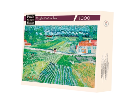 Puzzle Landscape With a Carriage And a Train Van Gogh (Idade Mínima: 12 anos)
