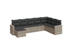 Garden Sofa Set, Garden Sofa Sets Vidaxl Cinzeto Rattan / Vime (n/a)