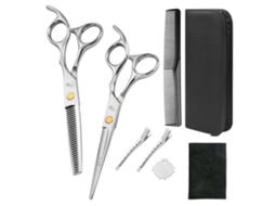 Tesoura De Cortar Cabelo Tesoura De Cortar Cabelo Prata 8pcs 8pcs Prata Brilvibera